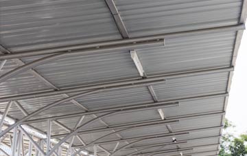 installing Green Clough metal roofing